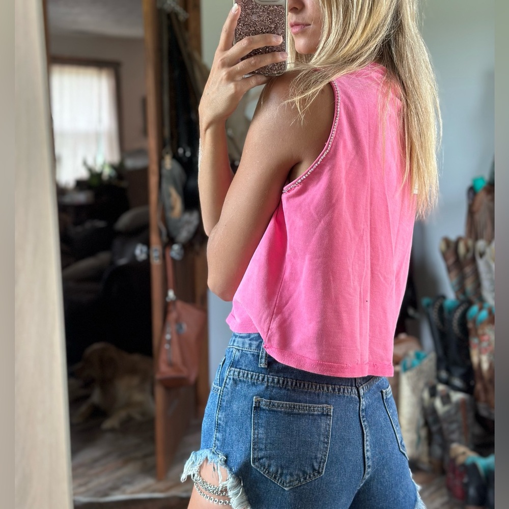 Rhinestone Tank Top - Picture 4 of 4